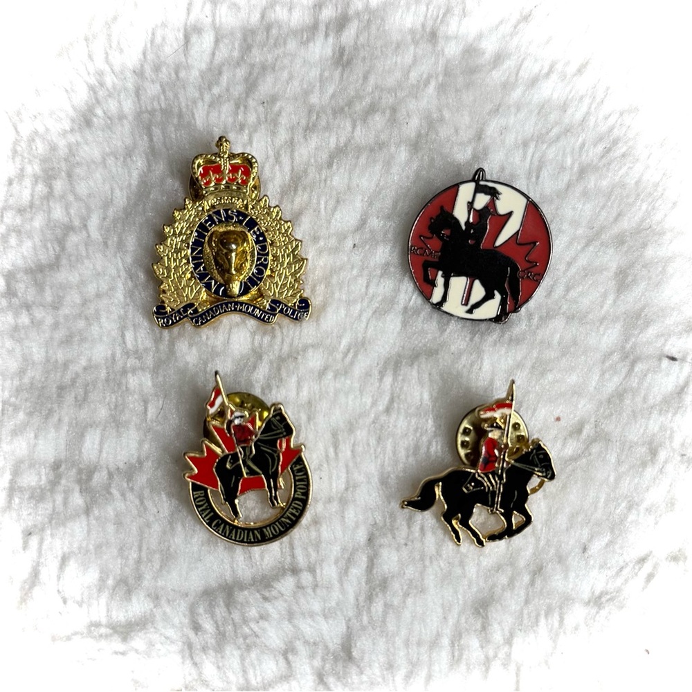 Royal Canadian Mounted Police RCMP Collectible Pin Set